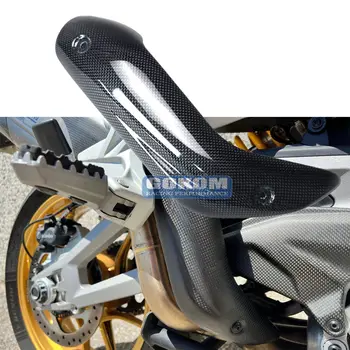 Gokom състезателни мотоциклетни части въглеродни влакна долни тръби топлозащита Акрапович пълна система за Ducati Multistrada V4
