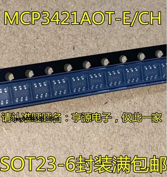5pieces MCP3421 MCP3421AOT-E / CH SOT23-6 CA SOT23-6 IC 