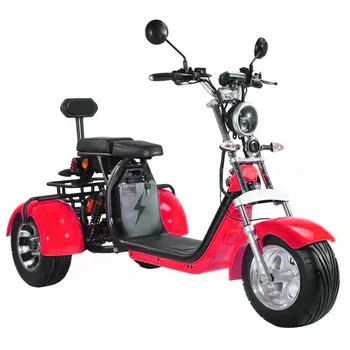 Скутер електрически 1500W 60V 20Ah чисто нов и най-добър триколка и голф citycoco