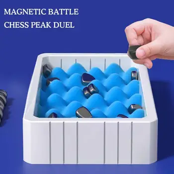 Магнитна шахматна игра Магнитна настолна игра Магнитна игра Семейни игри за деца / възрастни Обучение за мислене за образователни играчки